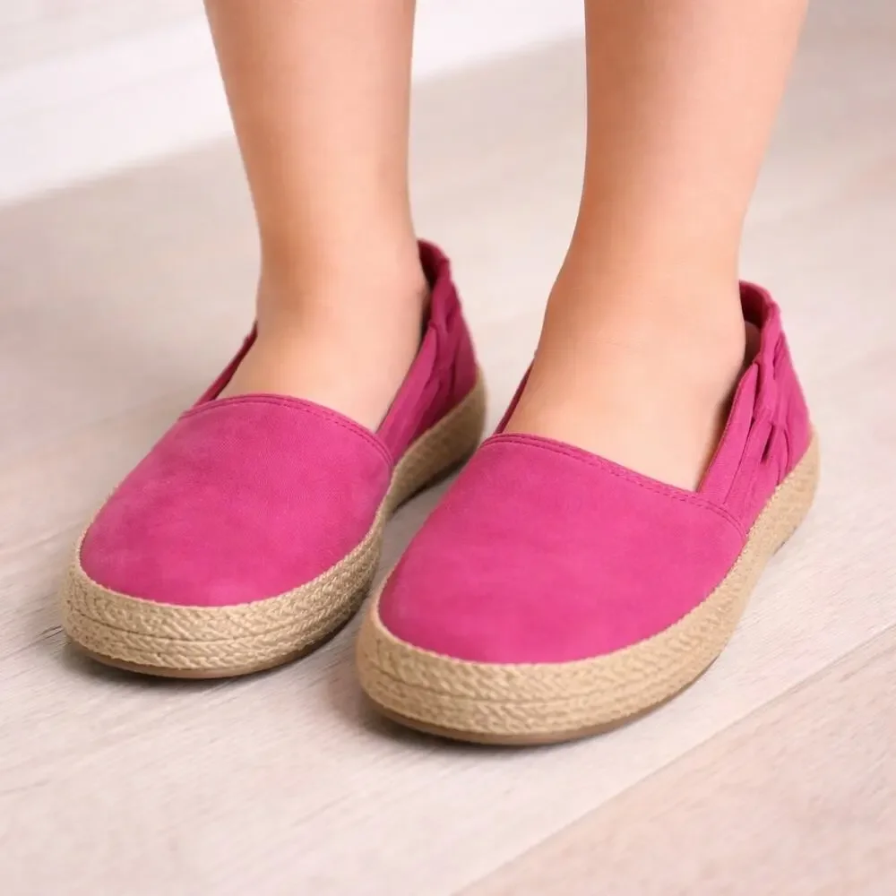 Ugg Cicily Pink Huarache Espadrilles 6